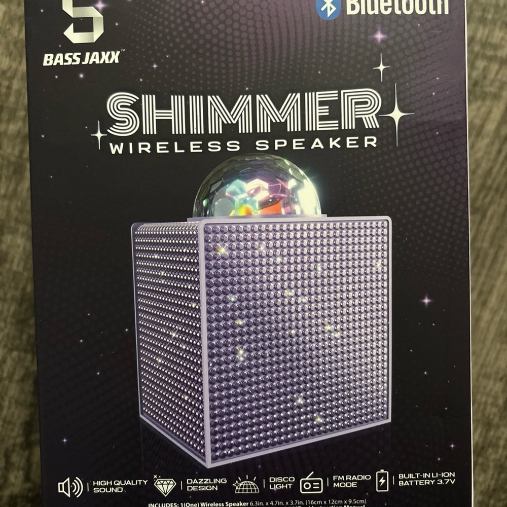 Shimmer Wireless Speaker - Purple